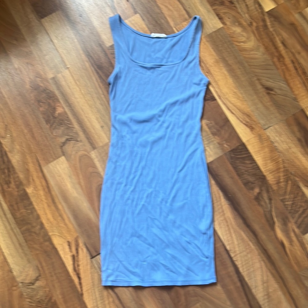 Cbrand body con dress in blue